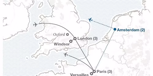 Travel with WU to London, Paris, and Amsterdam
