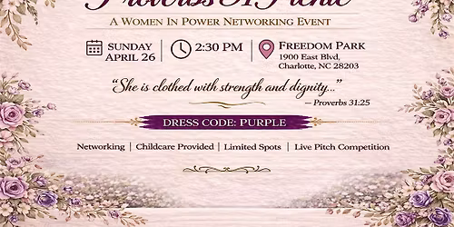 Women in Power Presents: Proverbs 31 Picnic + Live Pitch Giveaway