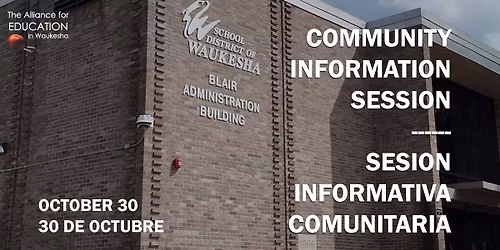 Community Information Session \/ Sesi\u00f3n Informativa Comunitaria