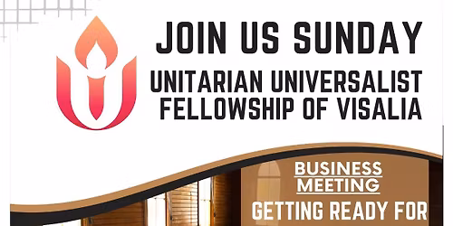 UUFV Sunday Service - Business Meeting