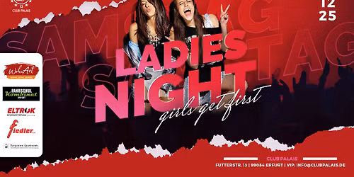 Girls get first \u2605 Ladies Night \u2605 House \u2022 Dance \u2022 Black