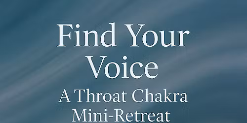 One Day Retreat: Find Your Voice and Activate your life