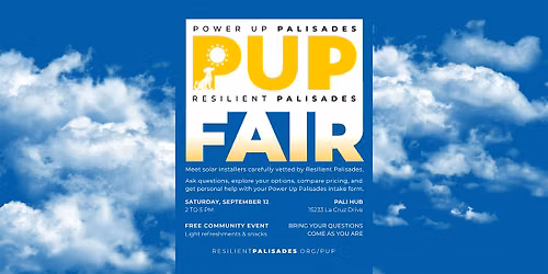 Power Up Palisades Fair - A Community Solar Workshop