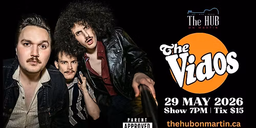 Live music @ The Hub On Martin featuring- THE VIDOS