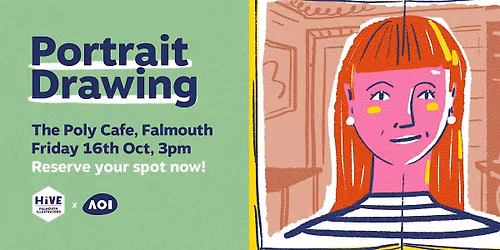 Portrait Drawing \/ Falmouth illustrators meet up
