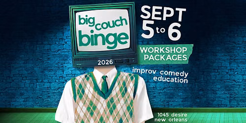 Big Couch Binge Improv Workshop Package