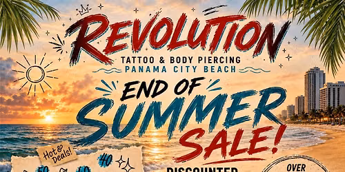 \ud83c\udf34 END OF SUMMER SALE AT REVOLUTION! \ud83c\udf34 