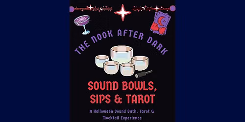 Sound Bath, Sips, and Tarot