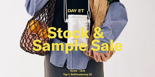 DAY ET LAGERSALG | 12-14. September | K\u00f8benhavn