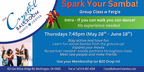 Spark Your Samba Group Class with Fergie