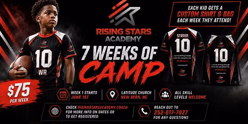 Rising Stars Academy Football Camp - Week 1
