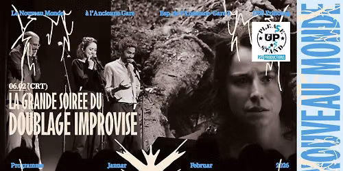 La grande soir\u00e9e du DOUBLAGE IMPROVIS\u00c9
