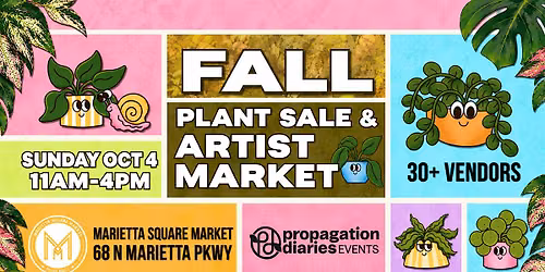 Fall Plant Sale + Artisan Market: Marietta Square Market
