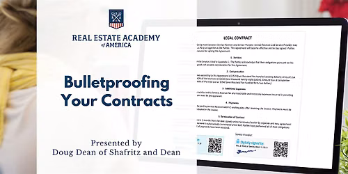 IN BRANCH - Bulletproofing Your Contracts -  GREC #63645