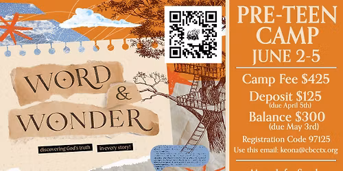 Pre-Teen Summer Camp