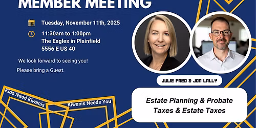 Kiwanis Member Meeting