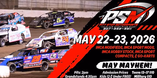 May Mayhem brought to you by Pitt Stop Motorsports!