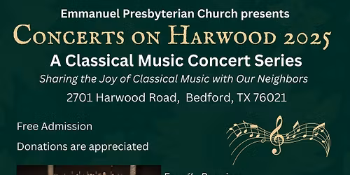 CONCERTS ON HARWOOD 2025