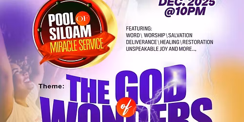 POOL OF SILOAM MIRACLE SERVICE 