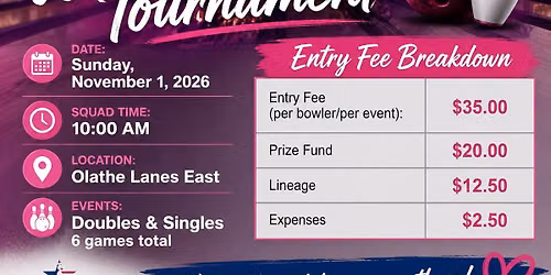 2026-27 Wy-Jon County USBC Women's Tournament (Doubles & Singles)