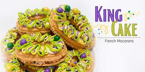 King Cake French Macaron Class