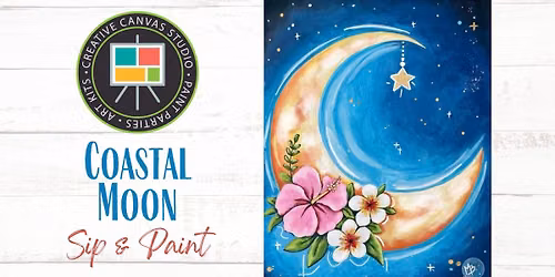 Sip & Paint - Coastal Moon