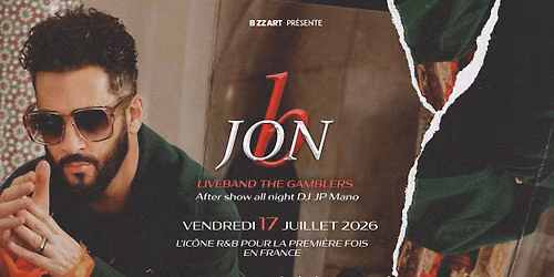 JON B live @Bizz'Art Paris