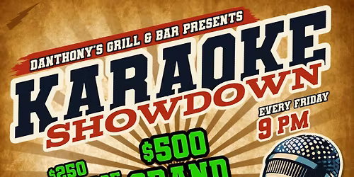 Karaoke Showdown at Danthony's Grill & Bar NEWNAN