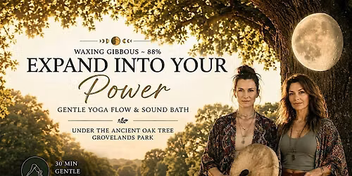 Expand Into Your Power  Outdoor Gentle Yoga Flow & Sound Bath