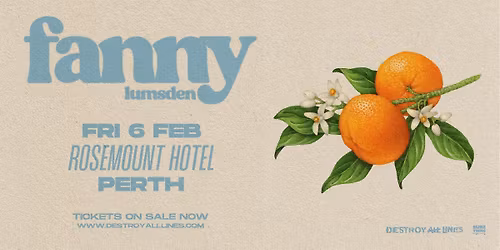 Fanny Lumsden \/\/ Perth \/\/ Australian Tour \/\/ Rosemount Hotel