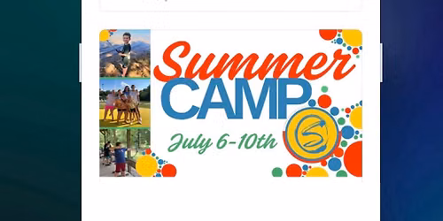 Save the Date - Summer Camp 2026