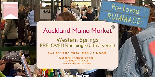 PRELOVED Rummage - Auckland Mama Market Western Springs