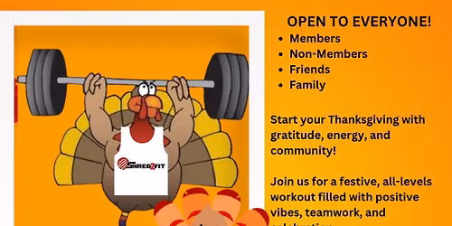 \ud83e\udd83 TRIBEGIVING: Thanksgiving Day Workout & Community Celebration (FREE)