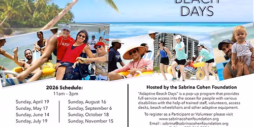 Season Opener - Adaptive Beach Days