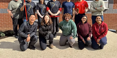 Gardening at Warwick hospital