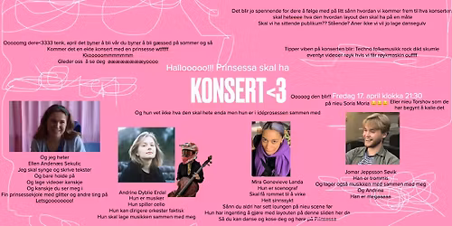Prinsessa har konsert