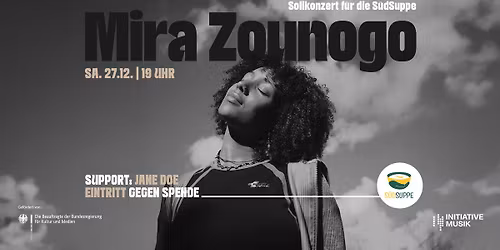 Soli-Konzert w\/ Mira Zounogo - Support: Jane Doe - 4 S\u00fcdsuppe