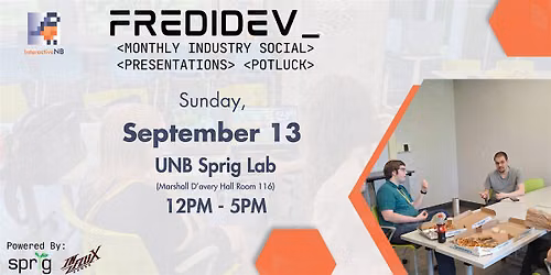 FrediDev - Fredericton IDM industry social