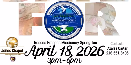 Women's Missionary Tea