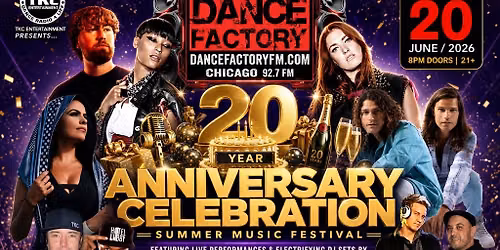 Dance Factory Radio 20th anniversary celebration