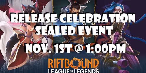 Riftbound Release Celebration Sealed Event
