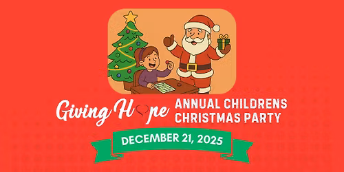 Family Day - Annual Children\u2019s Christmas Party | Giving Hope Bingo