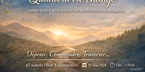Atelier : Quand la vie change \u2013 Comprendre et traverser les deuils visibles et invisibles