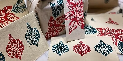 Christmas Block Printing 