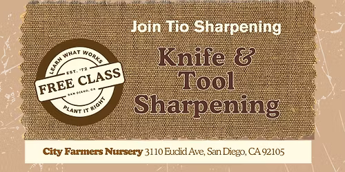 Knife Sharpening with Tio