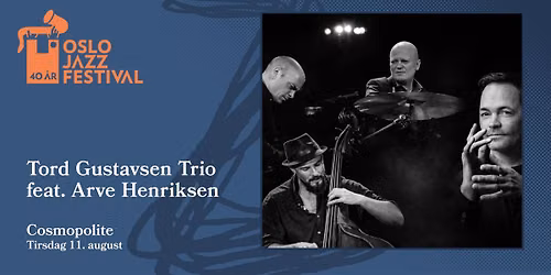 F\u00e5 billetter! Tord Gustavsen Trio feat. Arve Henriksen | Oslojazz 2026