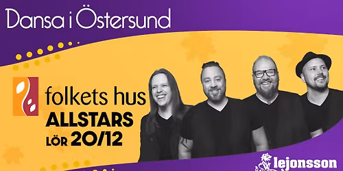 Allstars p\u00e5 Folkets Hus l\u00f6rdag 20 december - Hemv\u00e4ndardansen