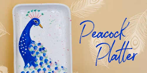 Peacock Platter