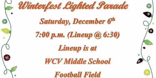 WINTERFEST LIGHTED PARADE