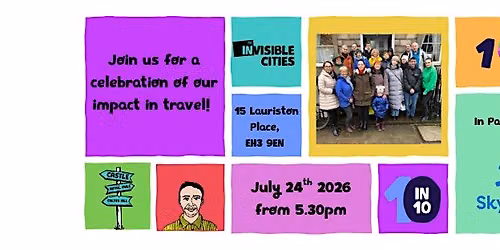 Celebrate Invisible Cities' 10 years of impact